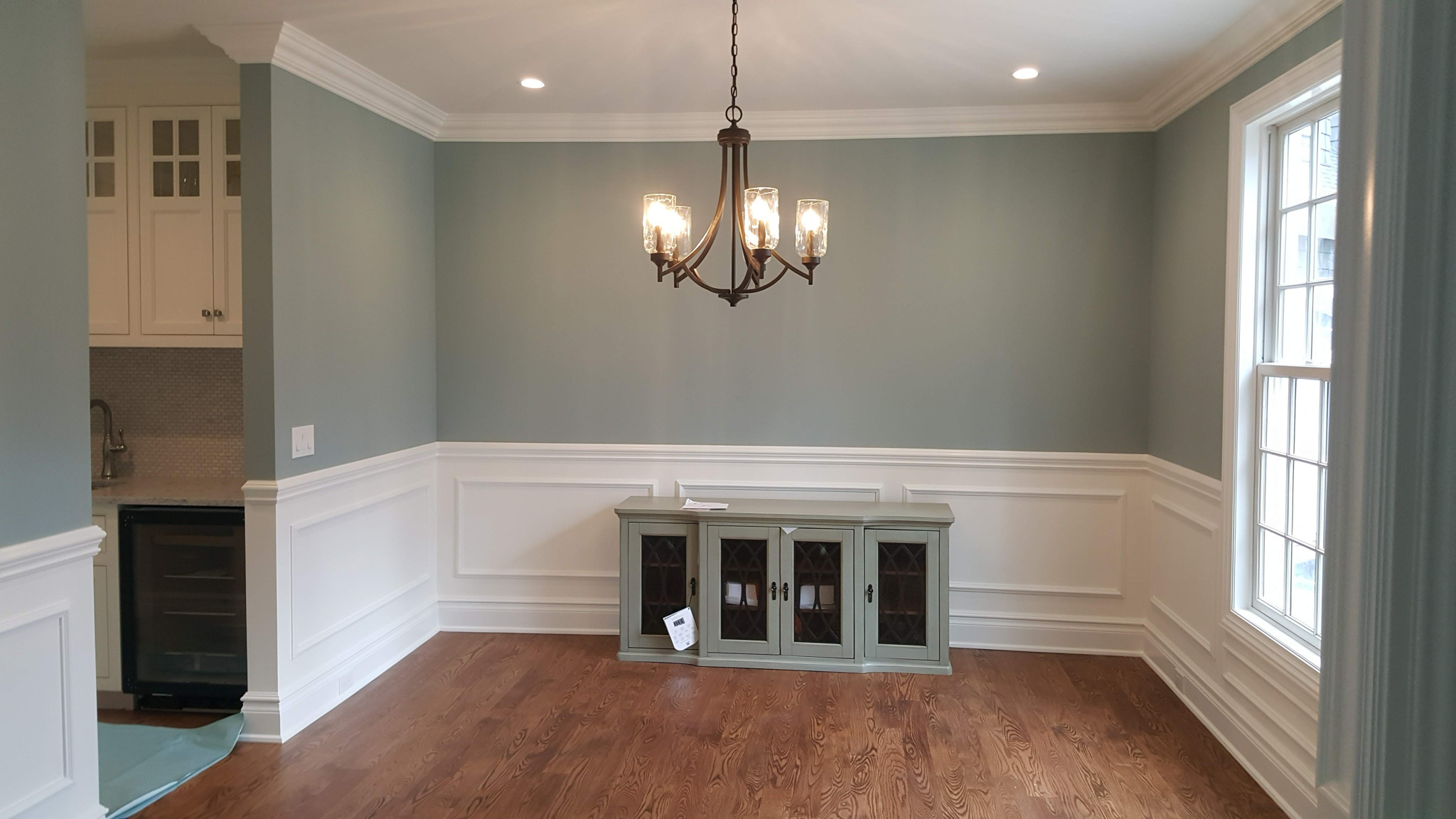 Interior — dining room & wainscoting
